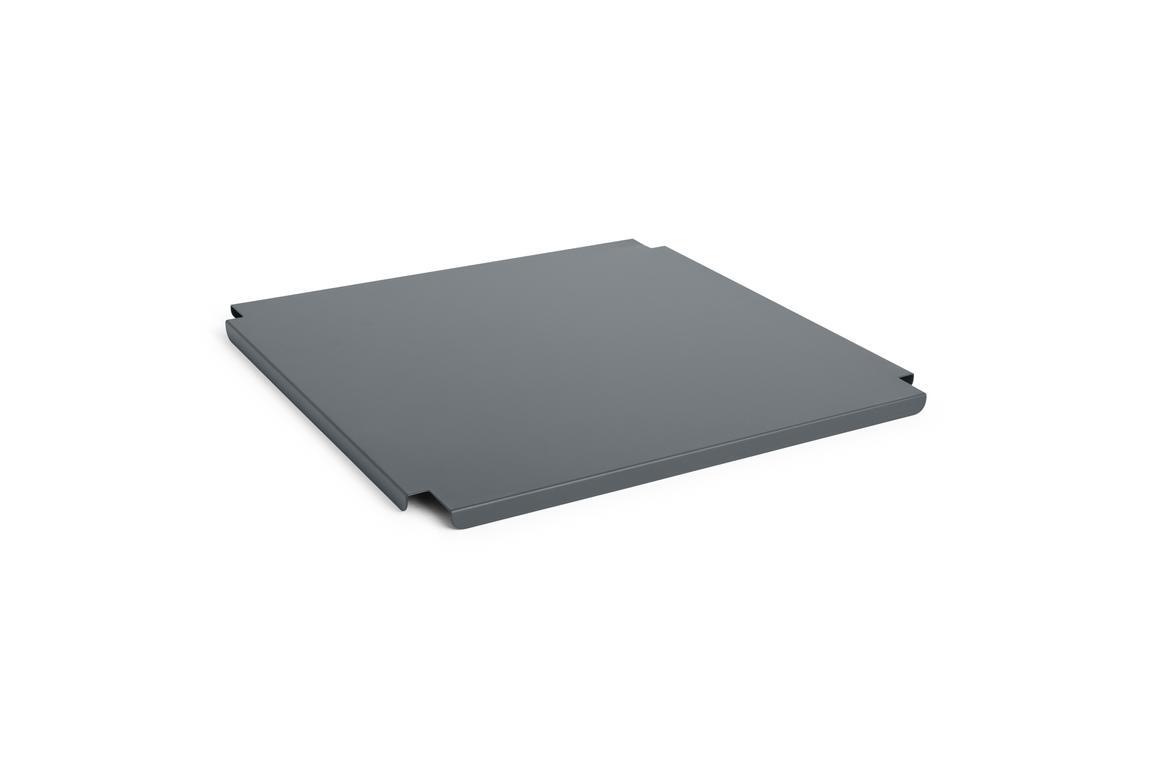 Colour Crate Metal Square låg, L - Charcoal